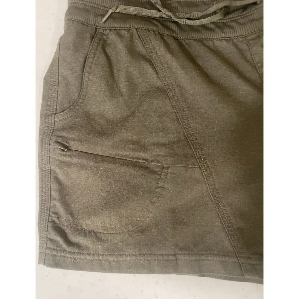 The North Face Shorts Women’s Sz M Green Aphrodite Motion Hiking Jogging Active - Picture 5 of 8